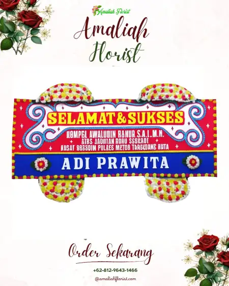 Papan Bunga Ucapan Selamat Cibojong